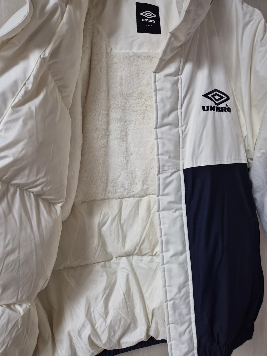 엄브로 FUR 숏 다운 패딩 다운점퍼 110 상품이미지5