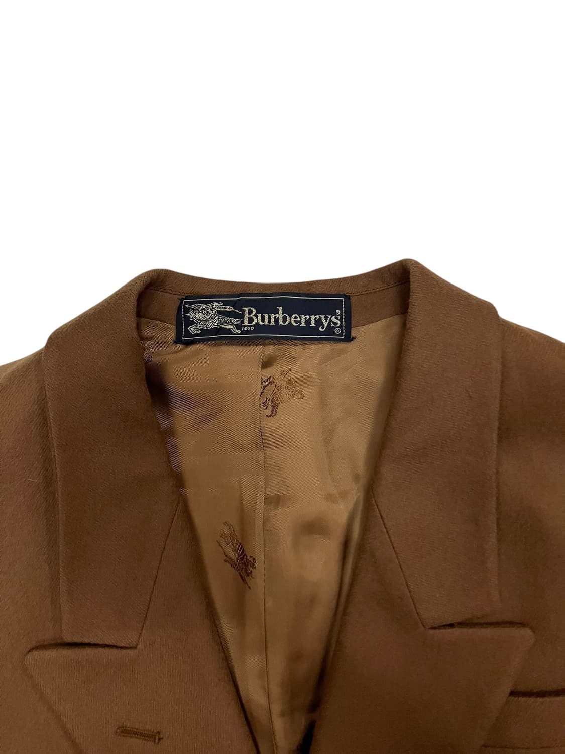 버버리 브라운 더블 버튼 자켓 M 상품이미지4