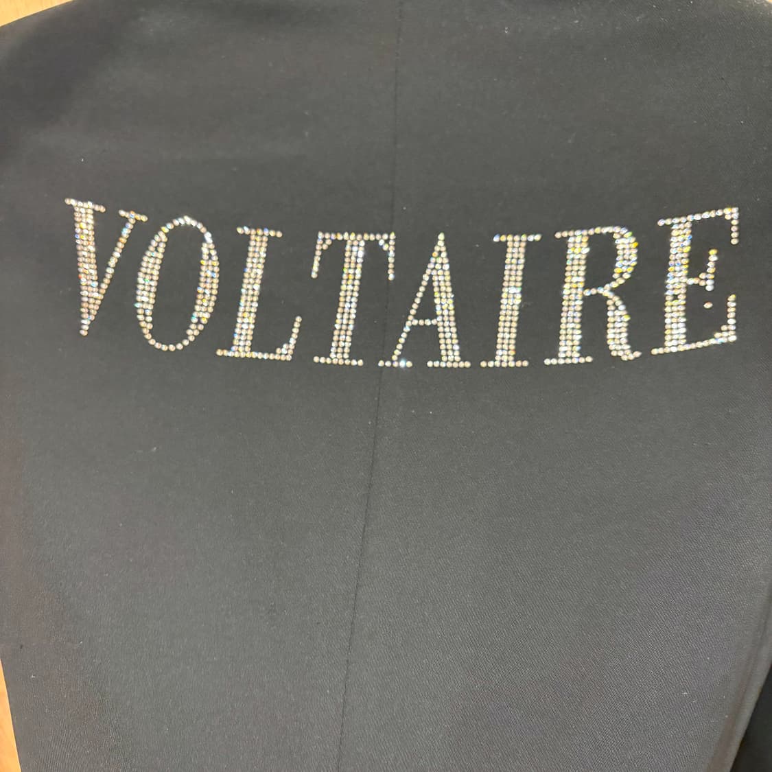 쟈딕 앤 볼테르 테일러드 자켓 비즈 크리스탈 스트라스 로고 디테일 블랙 상품이미지6