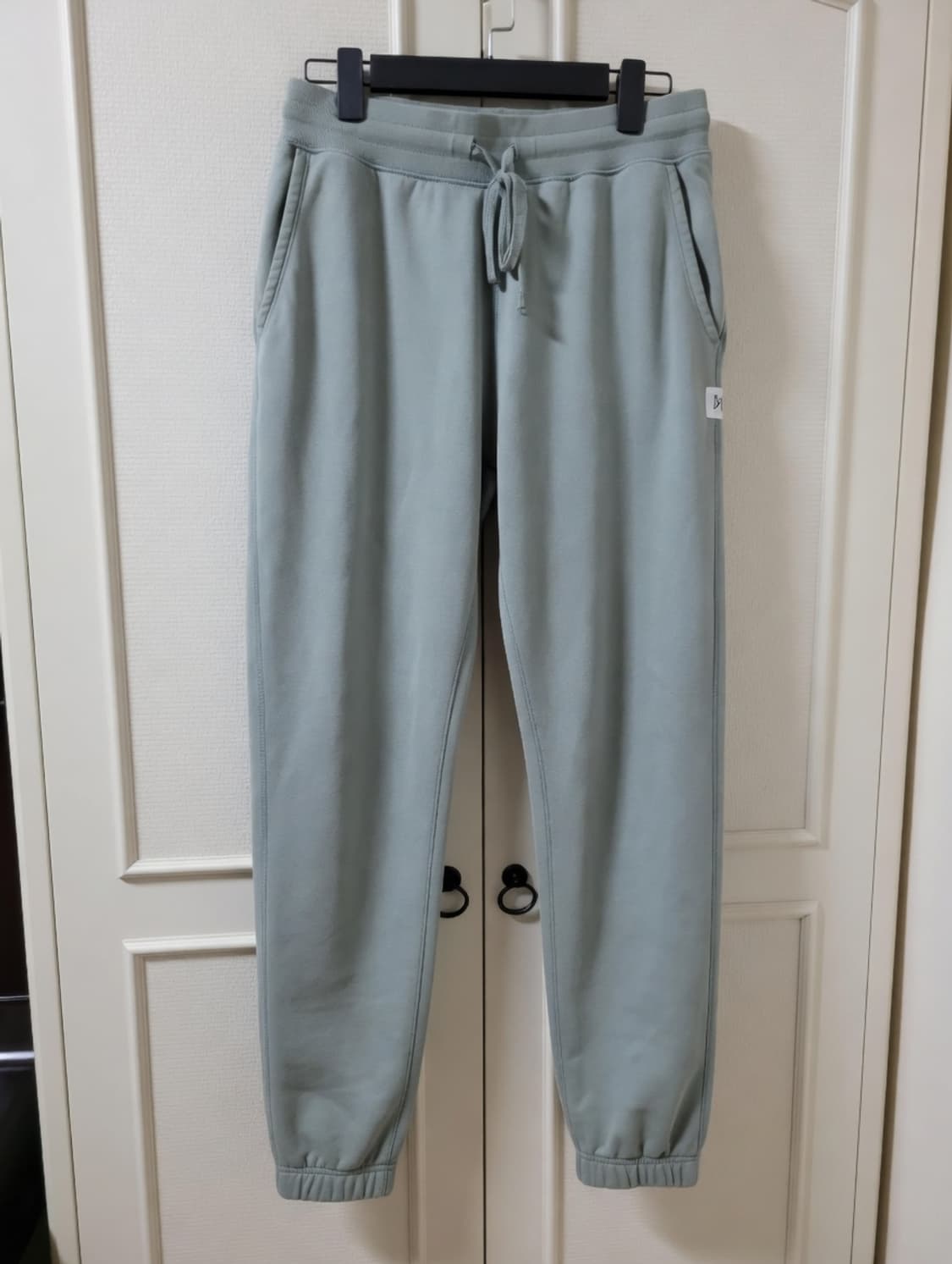 레이닝챔프 올리브민트색 기모 트레이닝 조거팬츠 Jogger Pants S 상품이미지2
