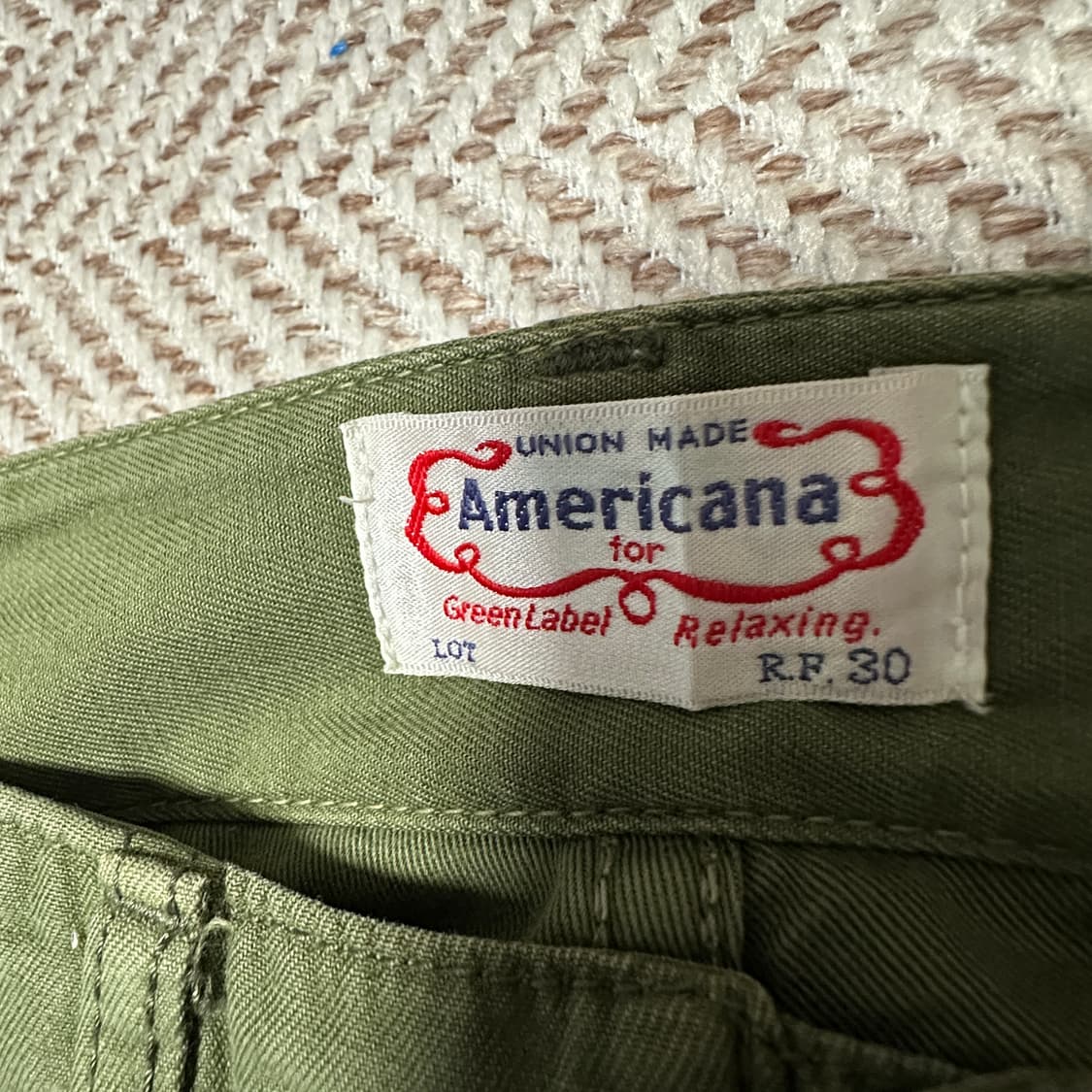 GREEN LABEL RELAXING japan made pants 상품이미지3