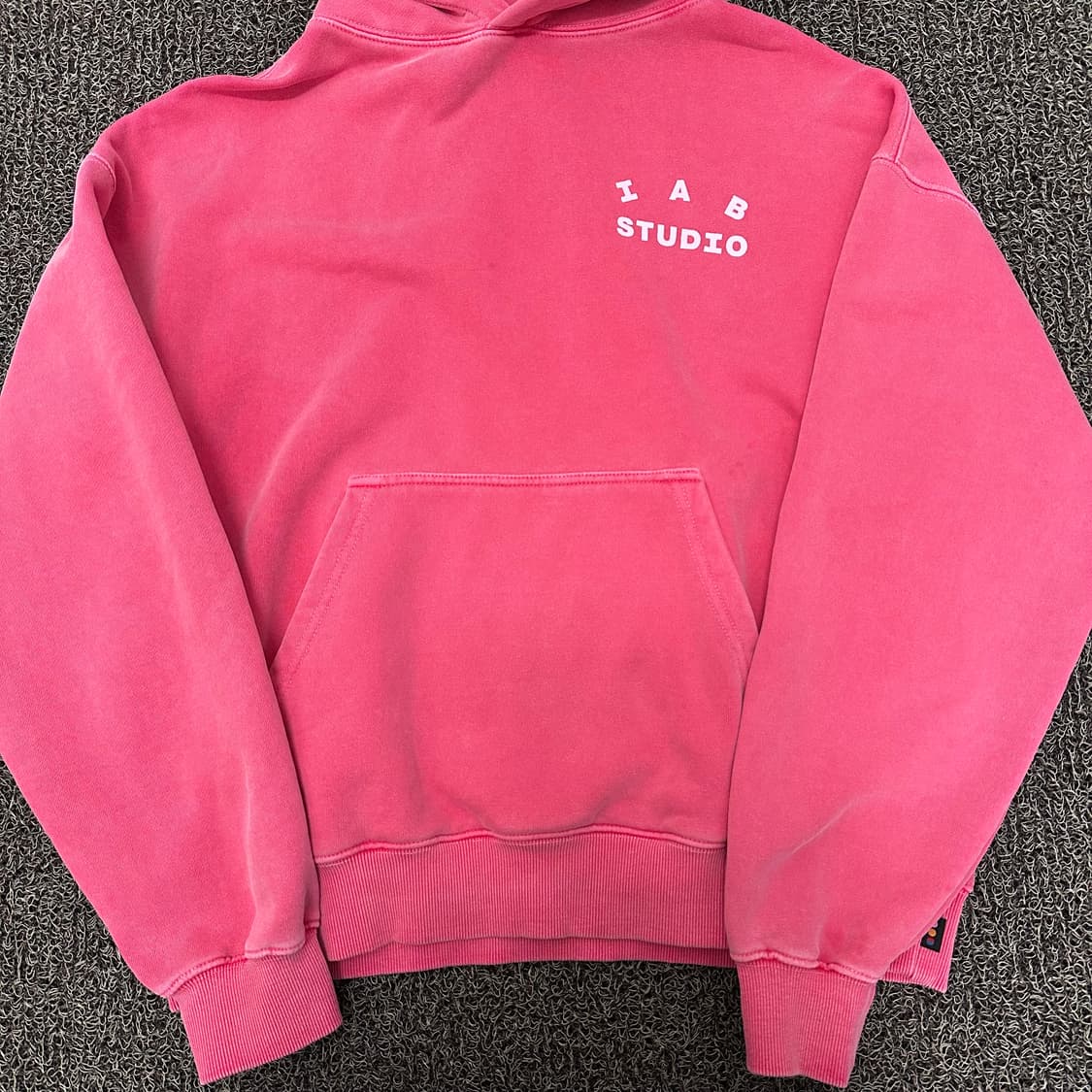 IAB STUDIO 아이앱 스튜디오 피그먼트 후드티셔츠 L 상품이미지3