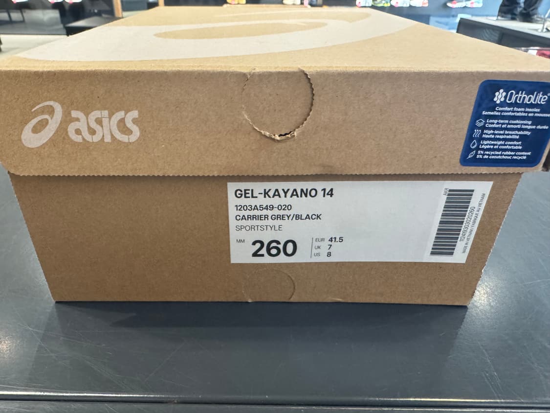 아식스 젤카야노 14 캐리어 그레이 블랙 (260) 상품이미지7