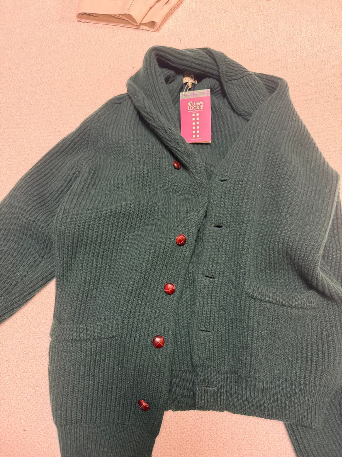 윌리엄로키 숄카라 가디건 42사이즈 상품이미지2