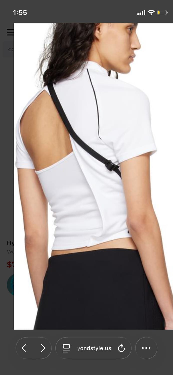 혜인서 Hyein Seo twisted track top 상품이미지2