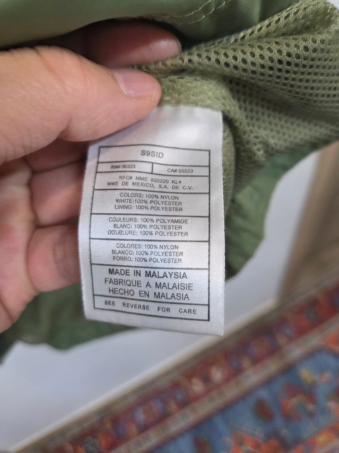 나이키 올드스쿨 빈티지 자수로고 반집업 아노락 자켓 L xl 상품이미지5
