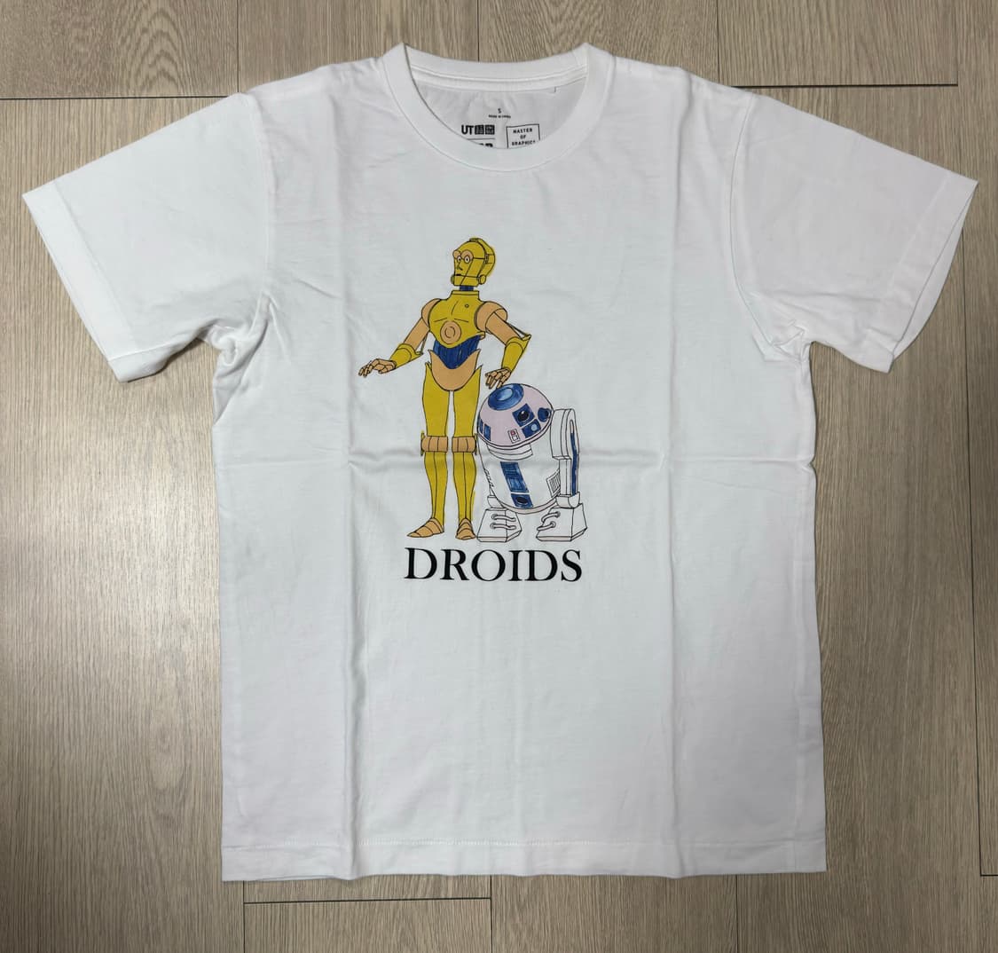 유니클로 UT x 스타워즈 by 타카하시 준 화이트 S 상품이미지2