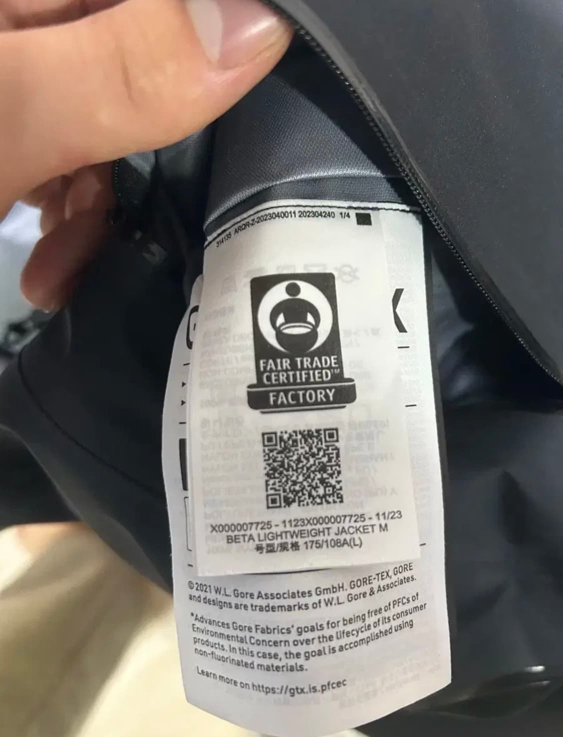 아크테릭스 베타lt(라이트웨이트) L 블랙 상품이미지4