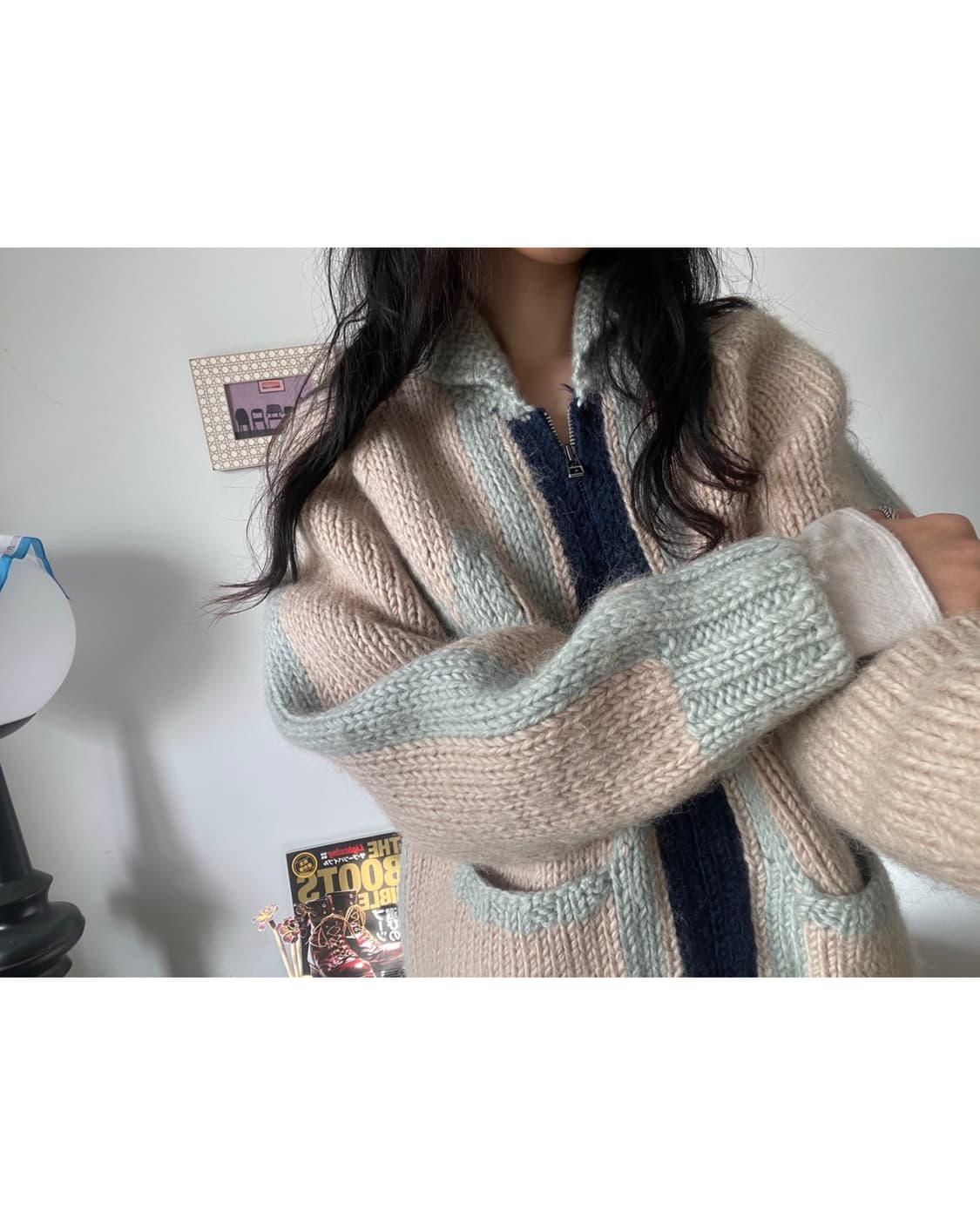 [mcgregor] wool 100% knit zip-up 상품이미지4