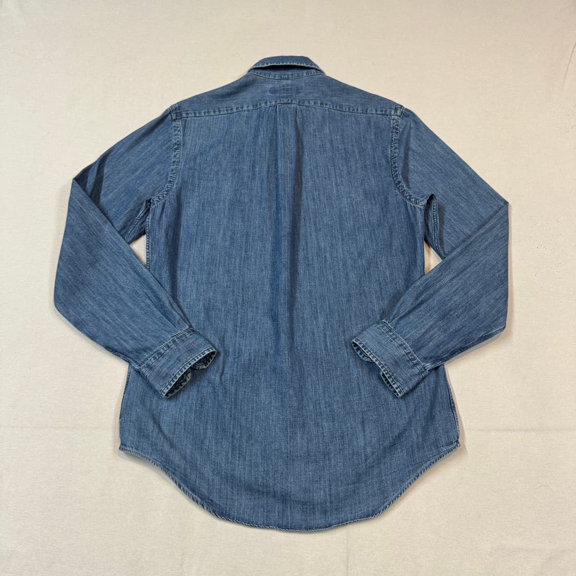 S) 폴로 랄프로렌 클래식핏 청 데님 셔츠 상품이미지5