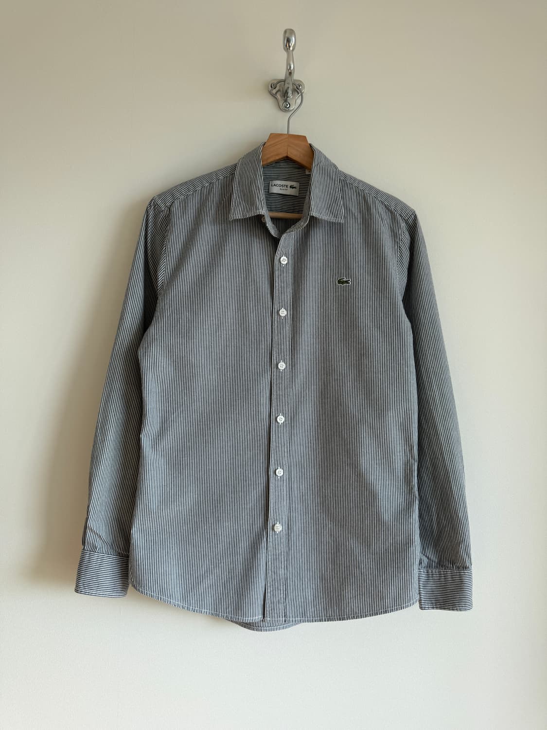 라코스테(LACOSTE) 핀스트라이프 셔츠 상품이미지1