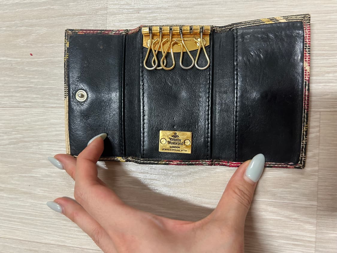 비비안웨스트우드 키지갑 키홀더 체크 상품이미지2