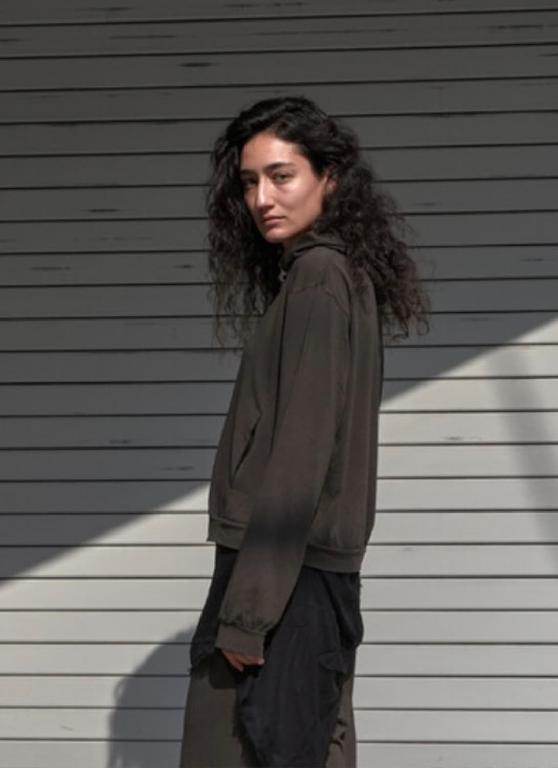 [4] 머듈 라운지 후드집업 올리브 상품이미지1