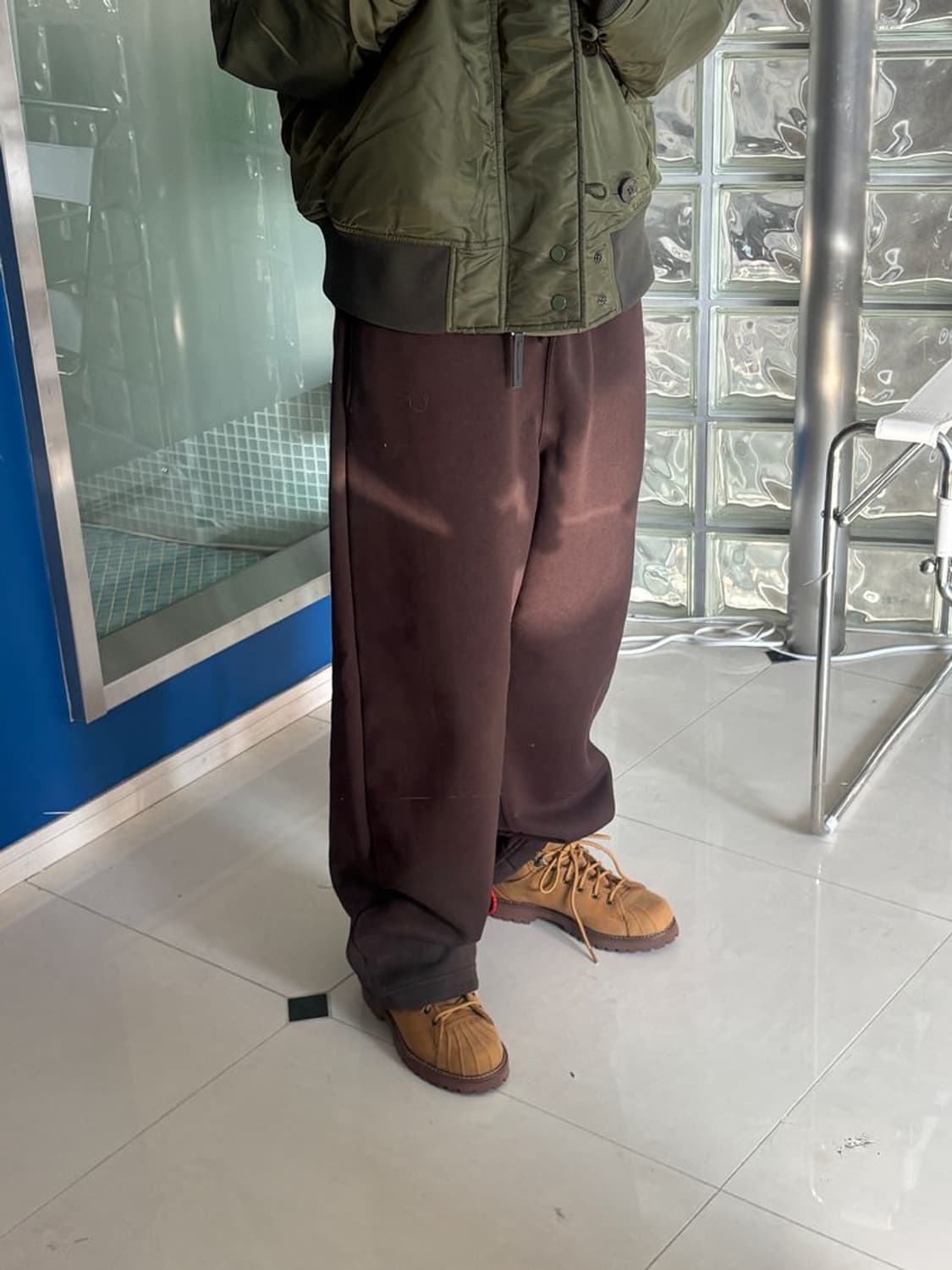 HEWAVYWEIGHT SWEAT WIDE STRAIGHT PANTS 상품이미지5