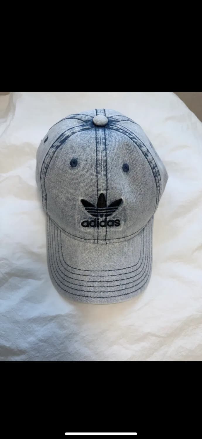 아디다스 빈티지 데님 볼캡 연청 상품이미지3