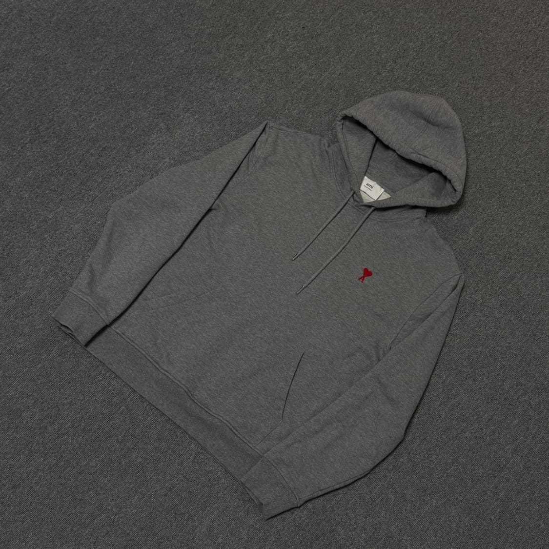 무신사 정품) 아미 레드 하트 로고 후드 상품이미지2