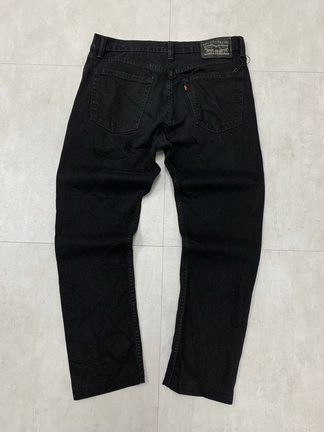 리바이스 블랙 데님 팬츠 #30 상품이미지4