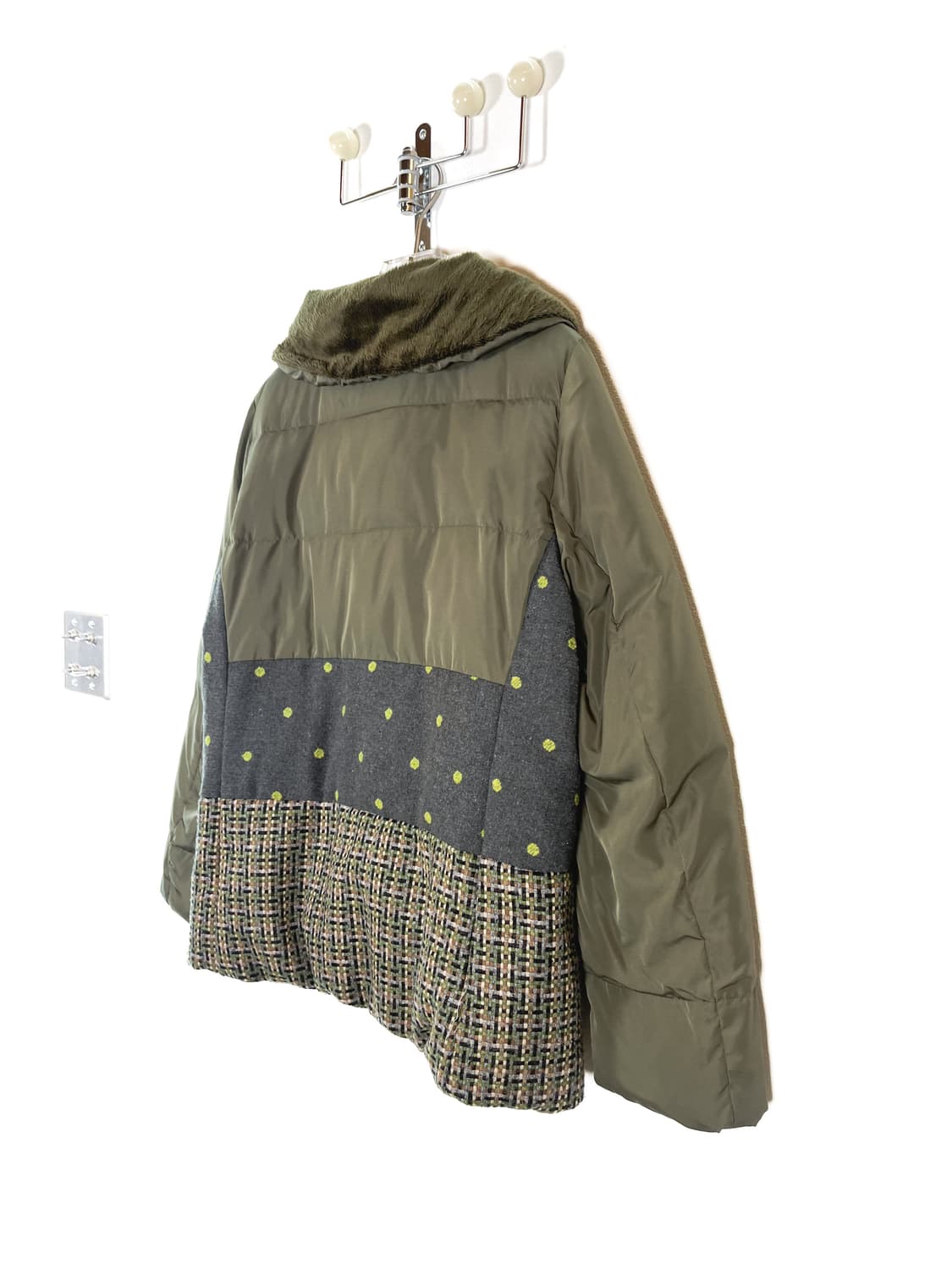 빈티지 패치워크 다운 패딩 자켓 상품이미지8