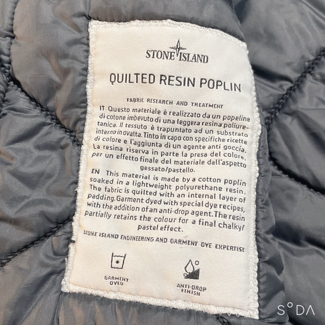 스톤아일랜드 퀼팅 자켓 그레이 L 상품이미지8