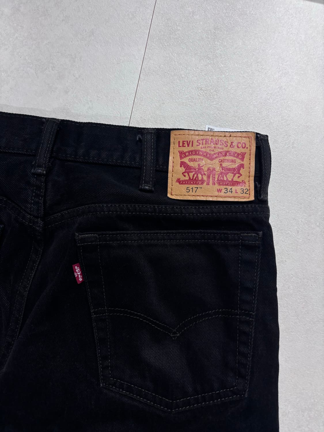 [34/32]리바이스 517 블랙진 상품이미지5