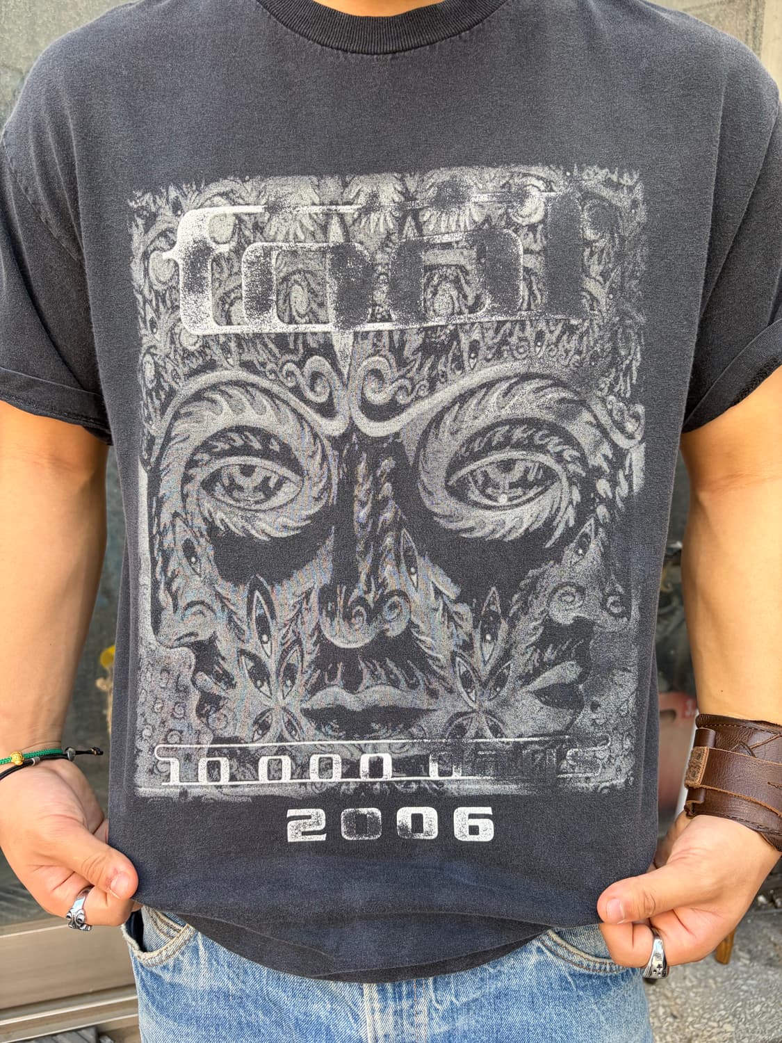 00‘s Tool band 10,000 Days triple face T 상품이미지5