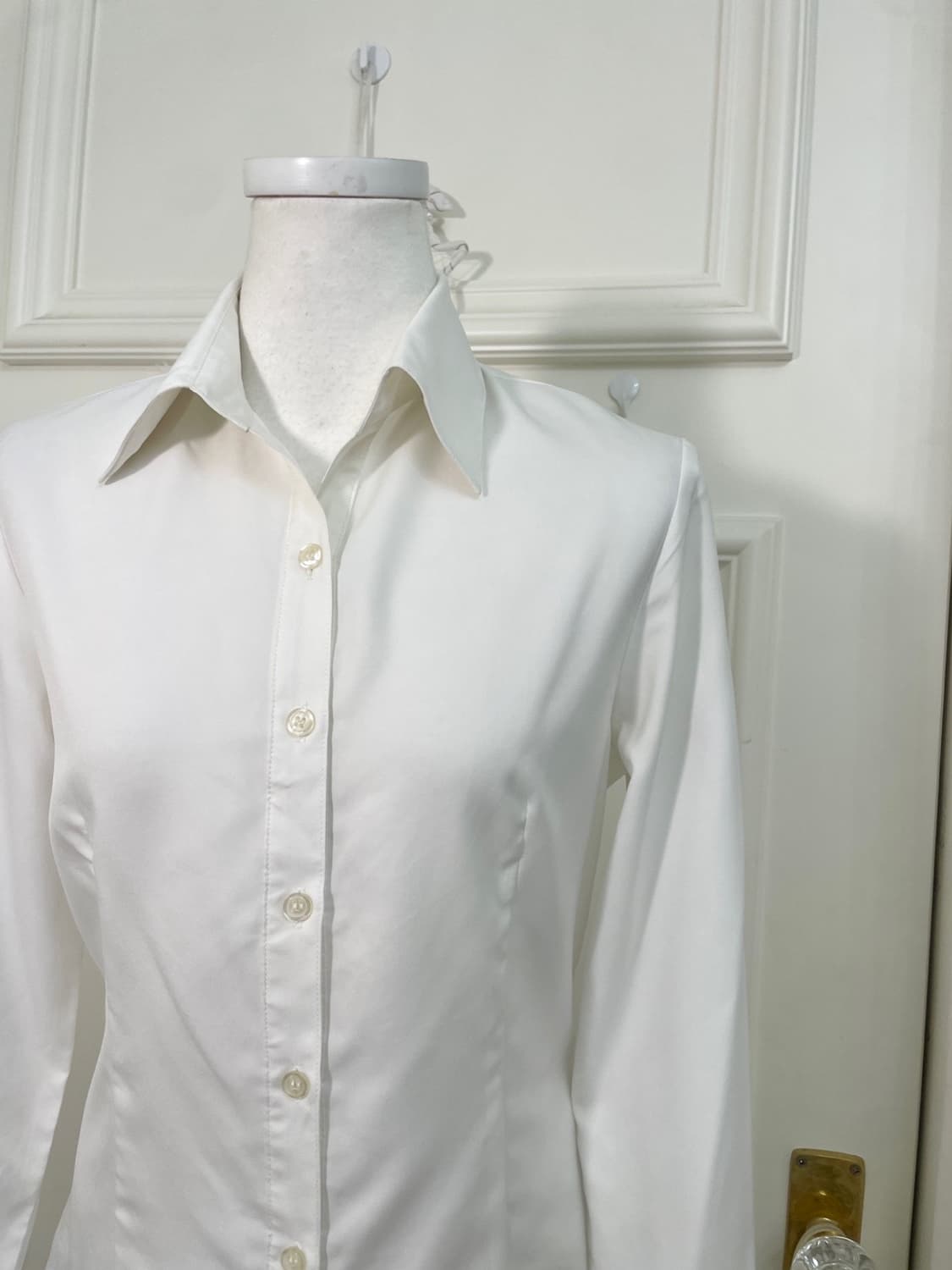 white basic line shirt(size-7) 상품이미지6