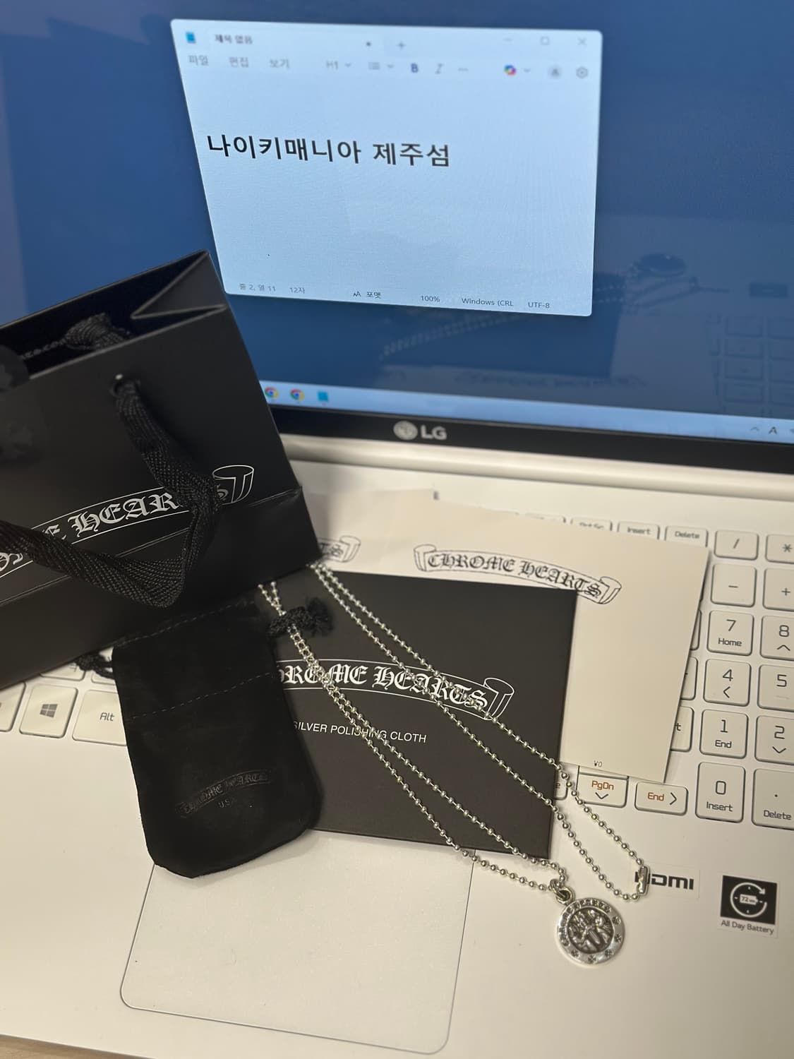 크롬하츠/엔젤메달펜던트/새상품 상품이미지3