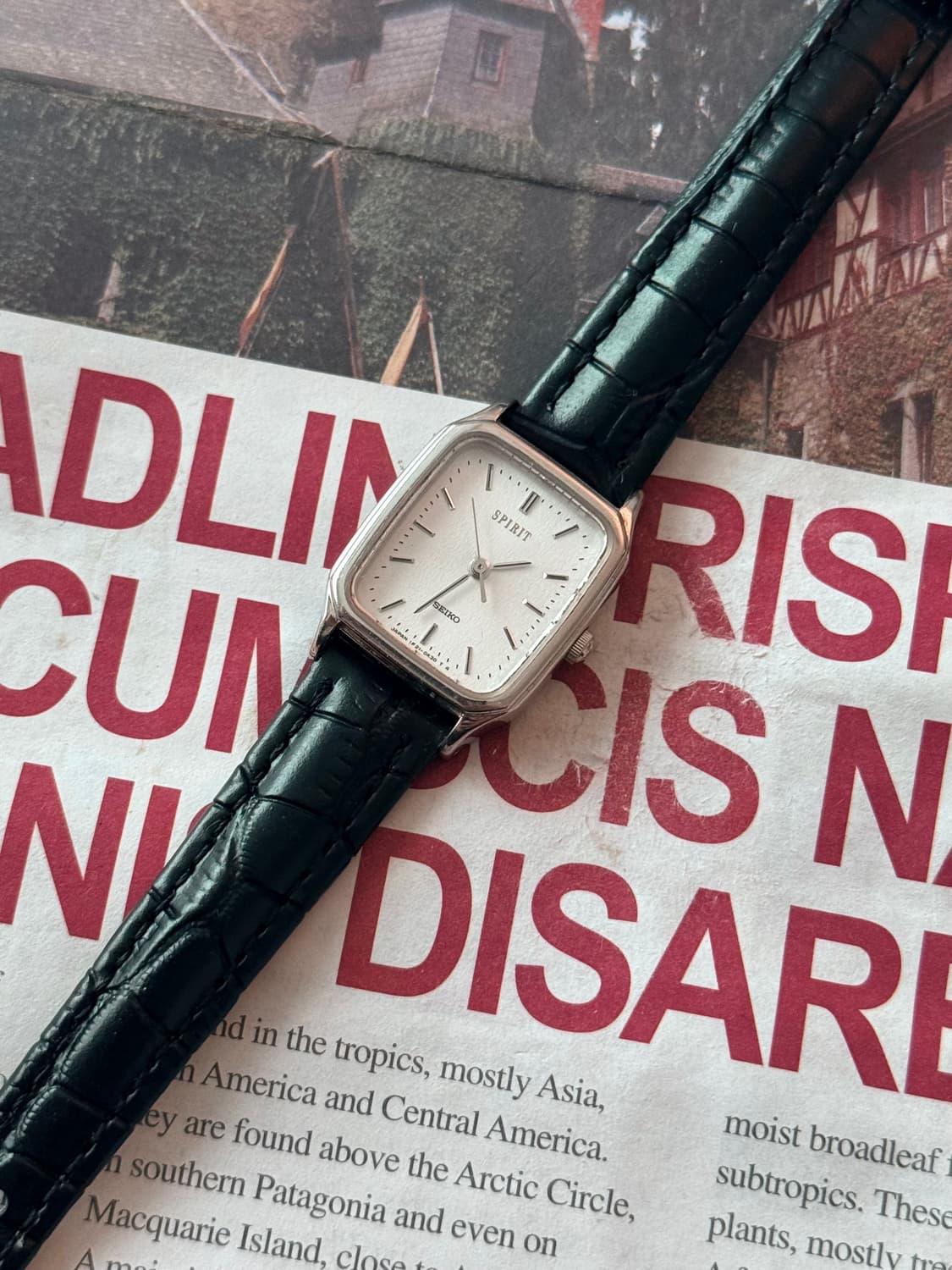 세이코 Seiko 쿼츠 스퀘어 스피릿 레이디스 상품이미지1