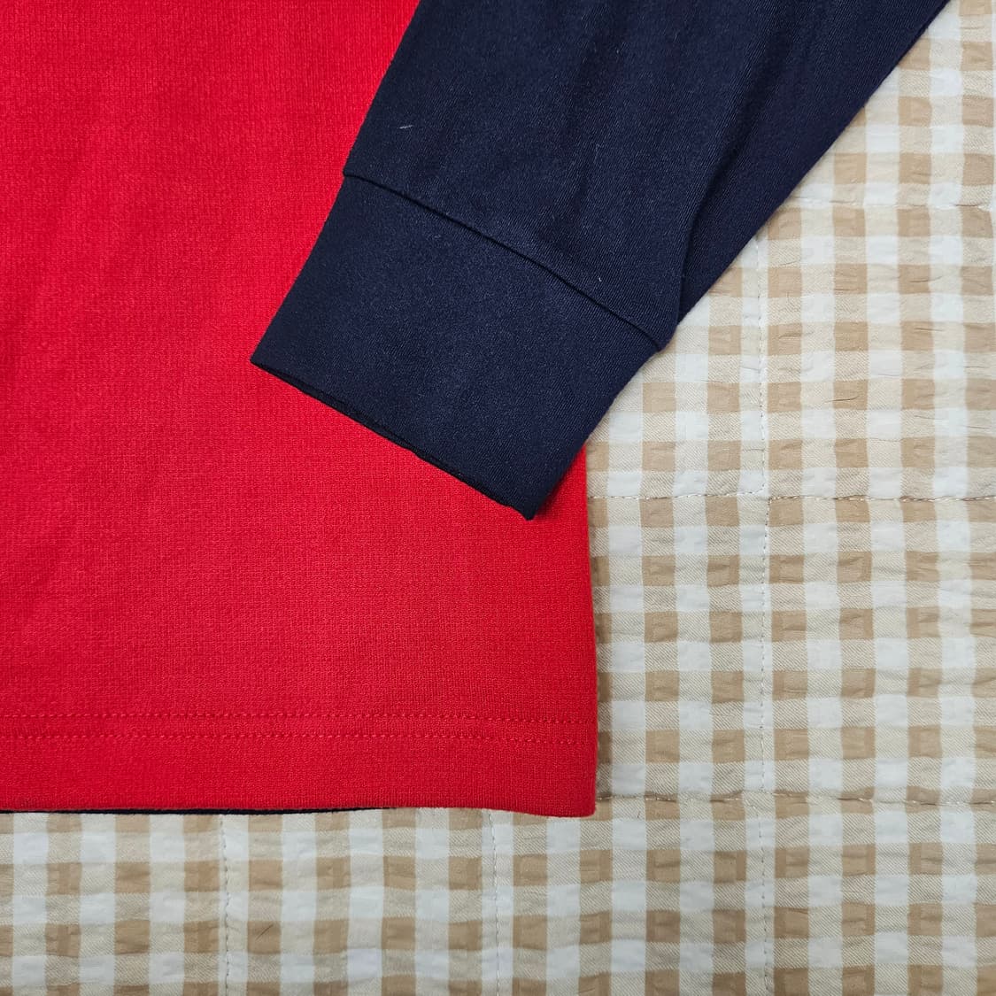 루이티크라운 반집업 긴팔 골프티 남자100 상품이미지4