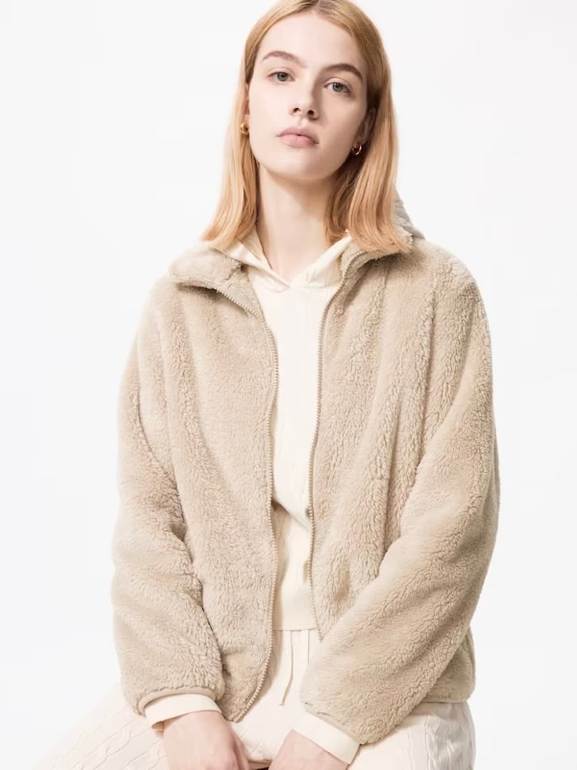 Uniqlo Furry fleece jacket 상품이미지1
