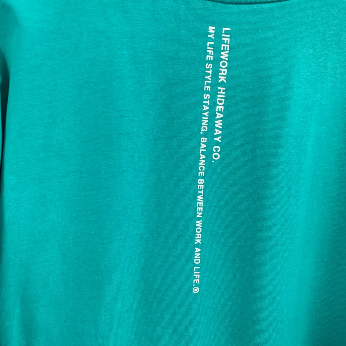 M 라이프워크 실리콘 라독 오버핏 프린팅 반팔티 상품이미지4