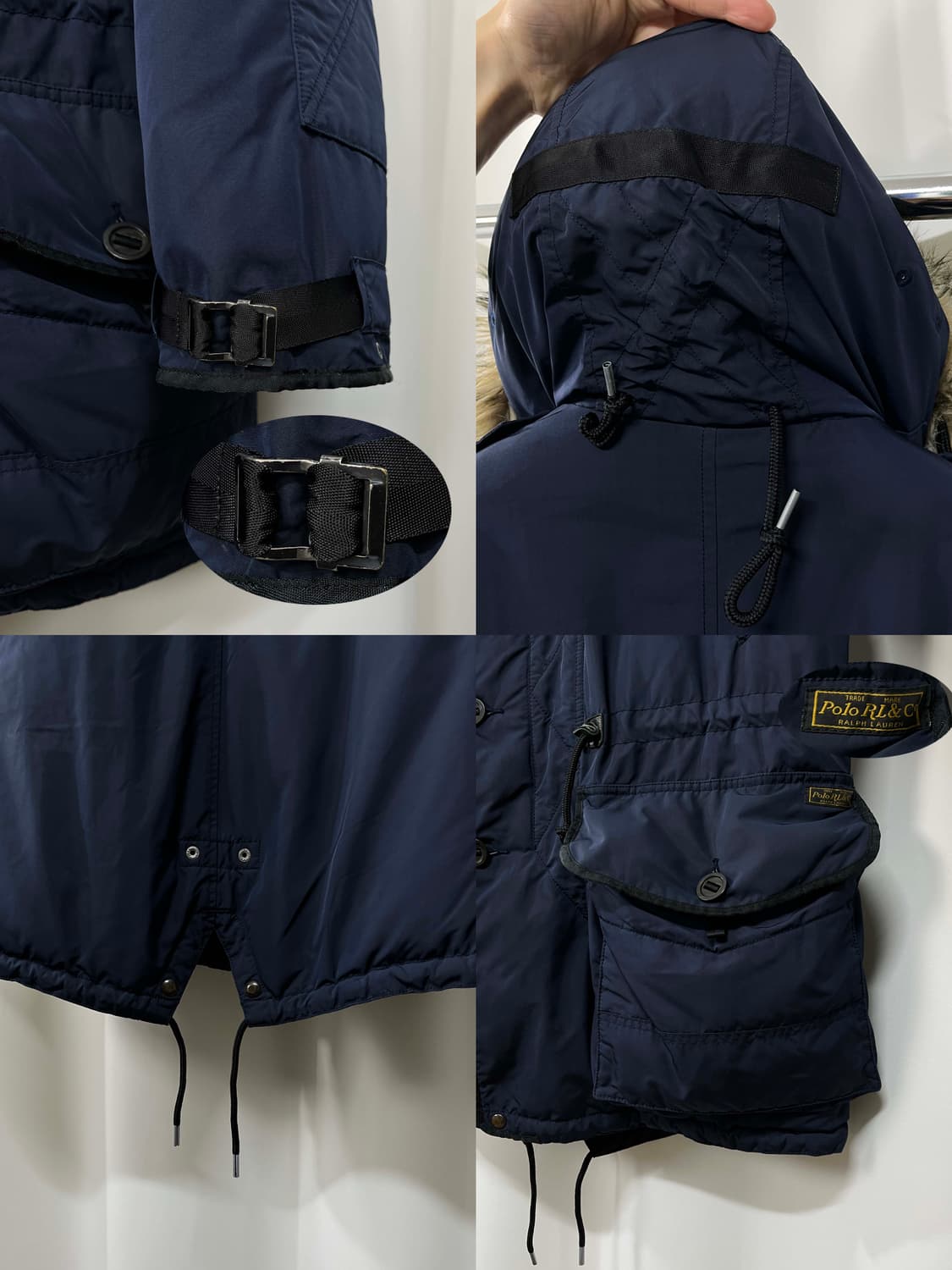 폴로 랄프로렌 로얄네이비 유틸리티 피쉬테일 콜드웨더 다운파카 자켓 상품이미지8