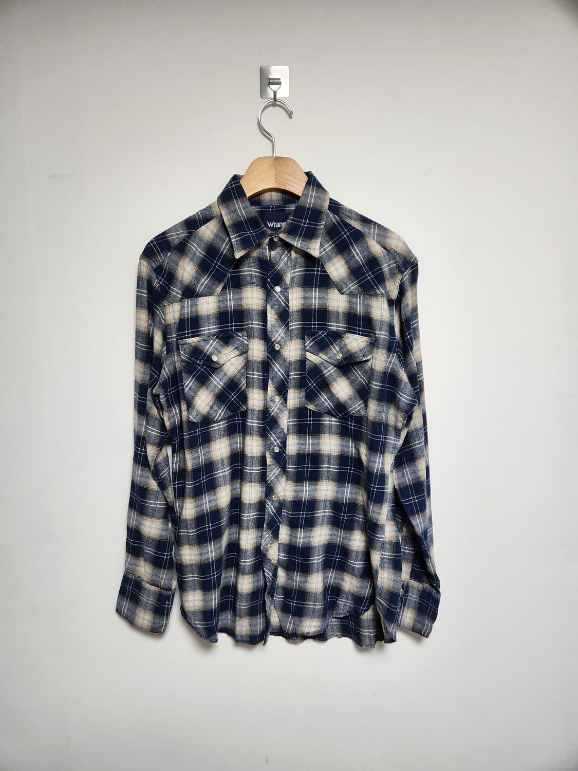 랭글러Wrangler 웨스턴 플란넬 셔츠 L - S75 상품이미지1