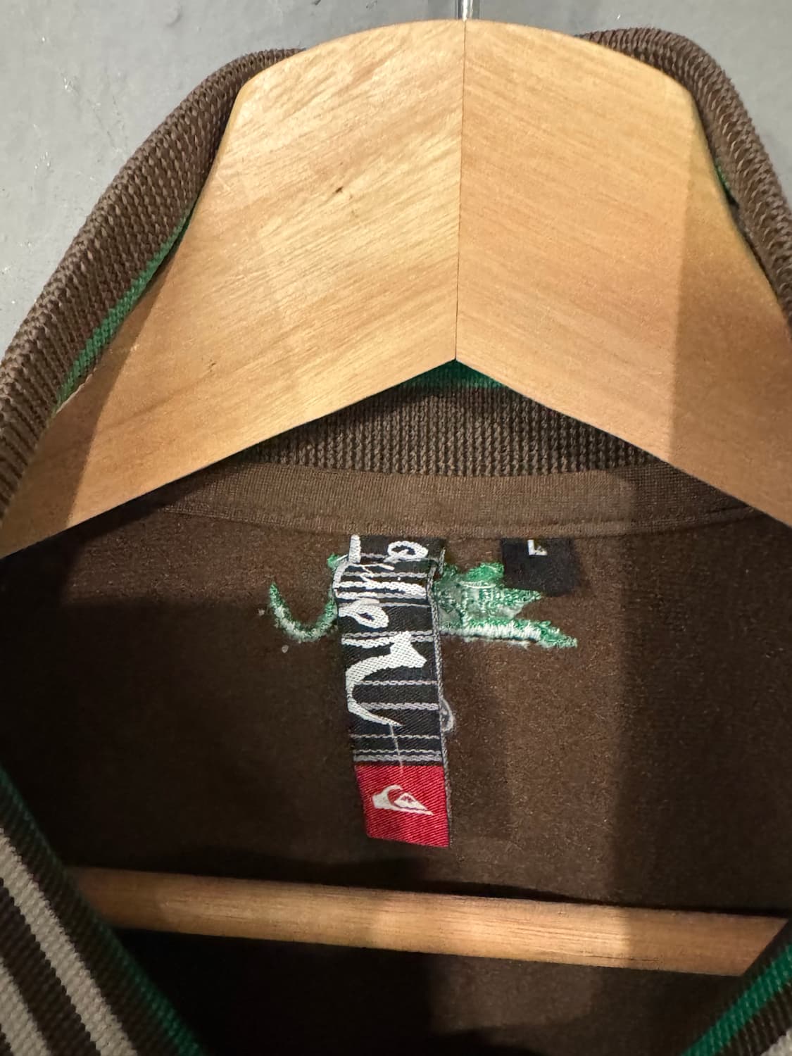 퀵실버 레터링 트랙자켓  상품이미지4