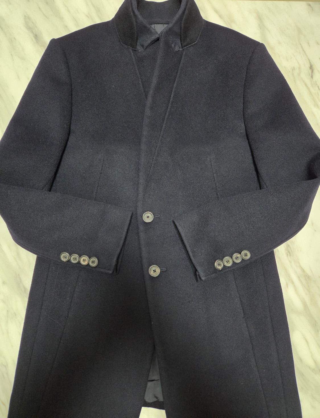 타임옴므 네이비 싱글 코트 상품이미지1