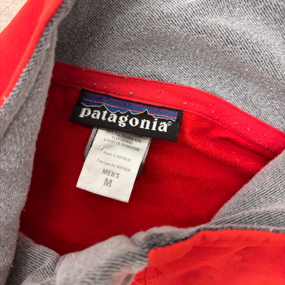 파타고니아 배색 스몰로고 자켓 상품이미지3