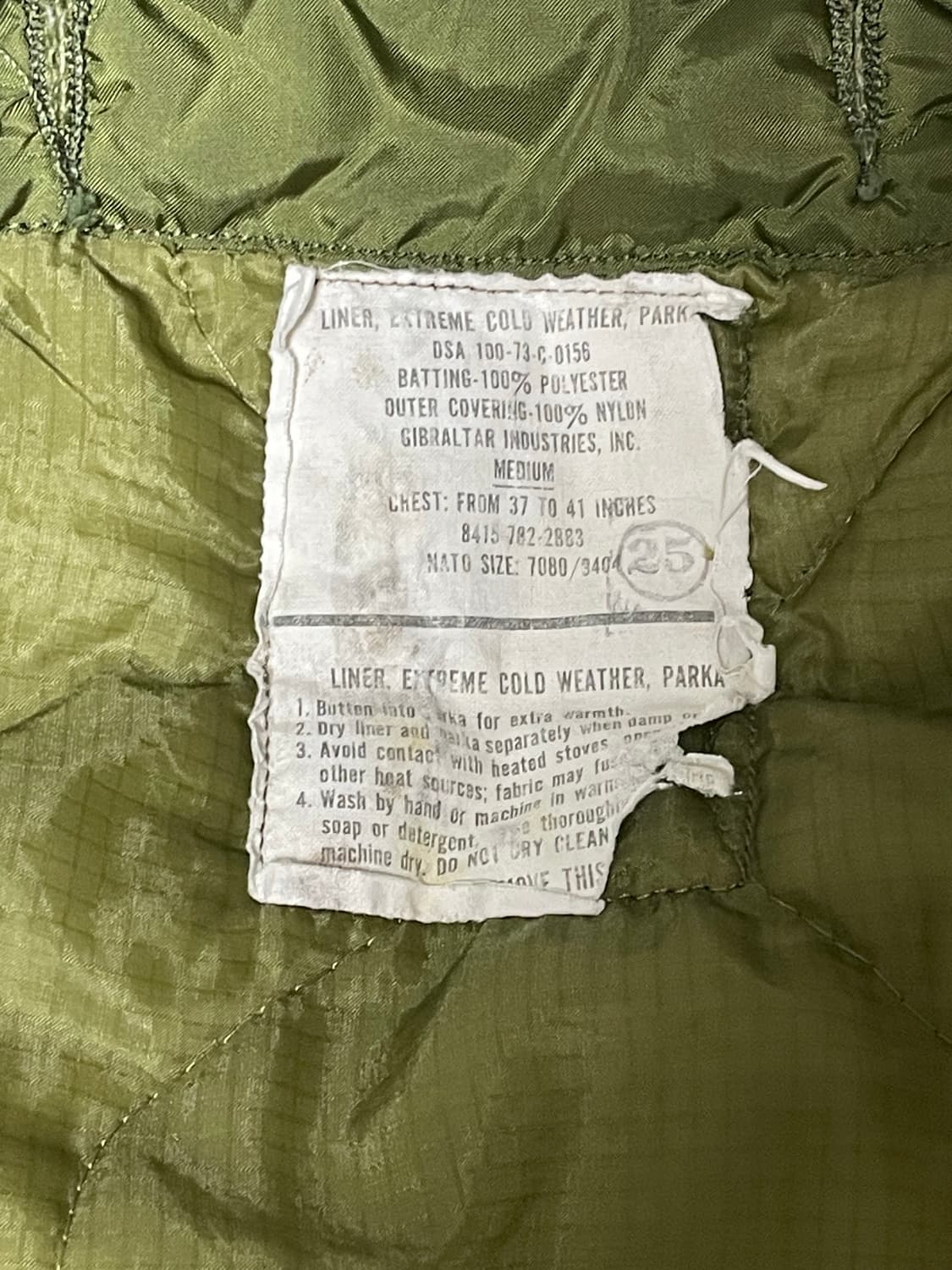 오리지널 m65 피쉬테일 파카 M 상품이미지3