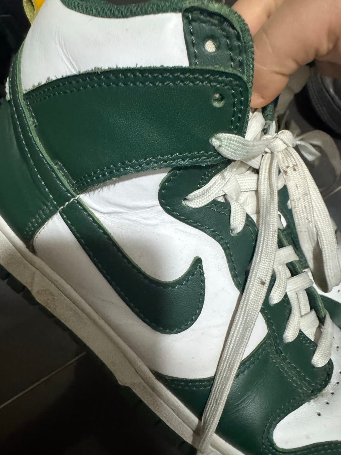 나이키 덩크 하이 레트로 노블 그린 255 상품이미지2