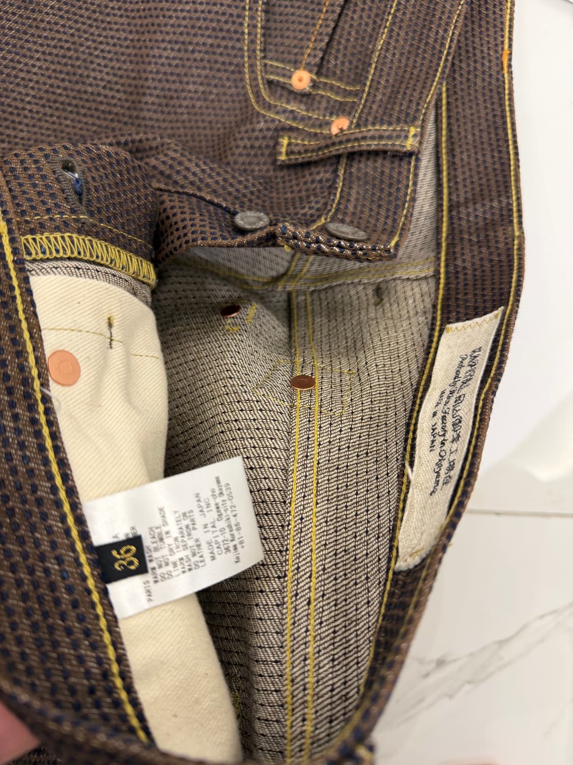 캐피탈 센츄리 데님 5P 몽키 시스코 N5S 퍼시몬 인디고 상품이미지4