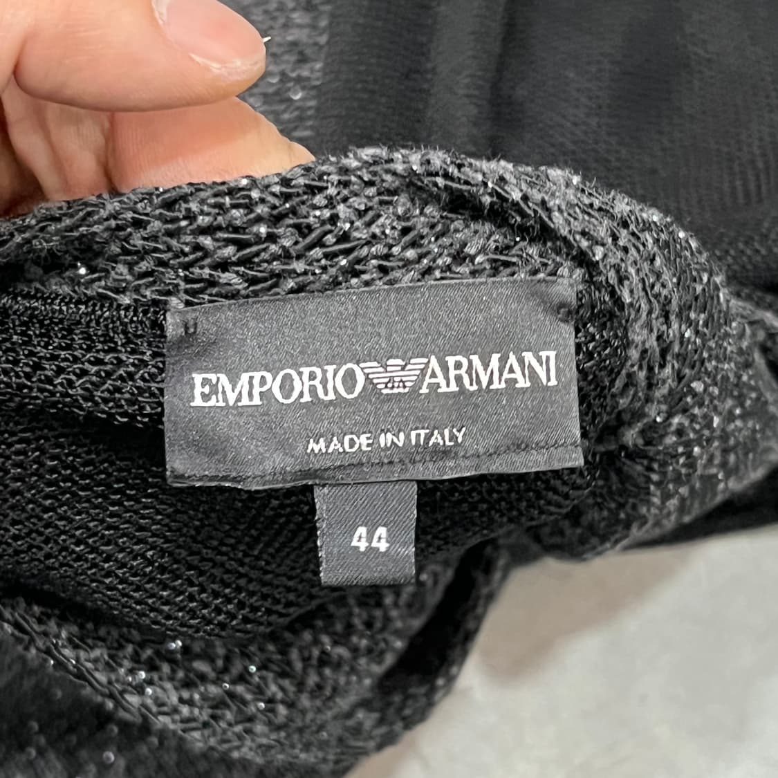  엠포리오 아르마니 배색 니트 슬리브리스 y16028 상품이미지5