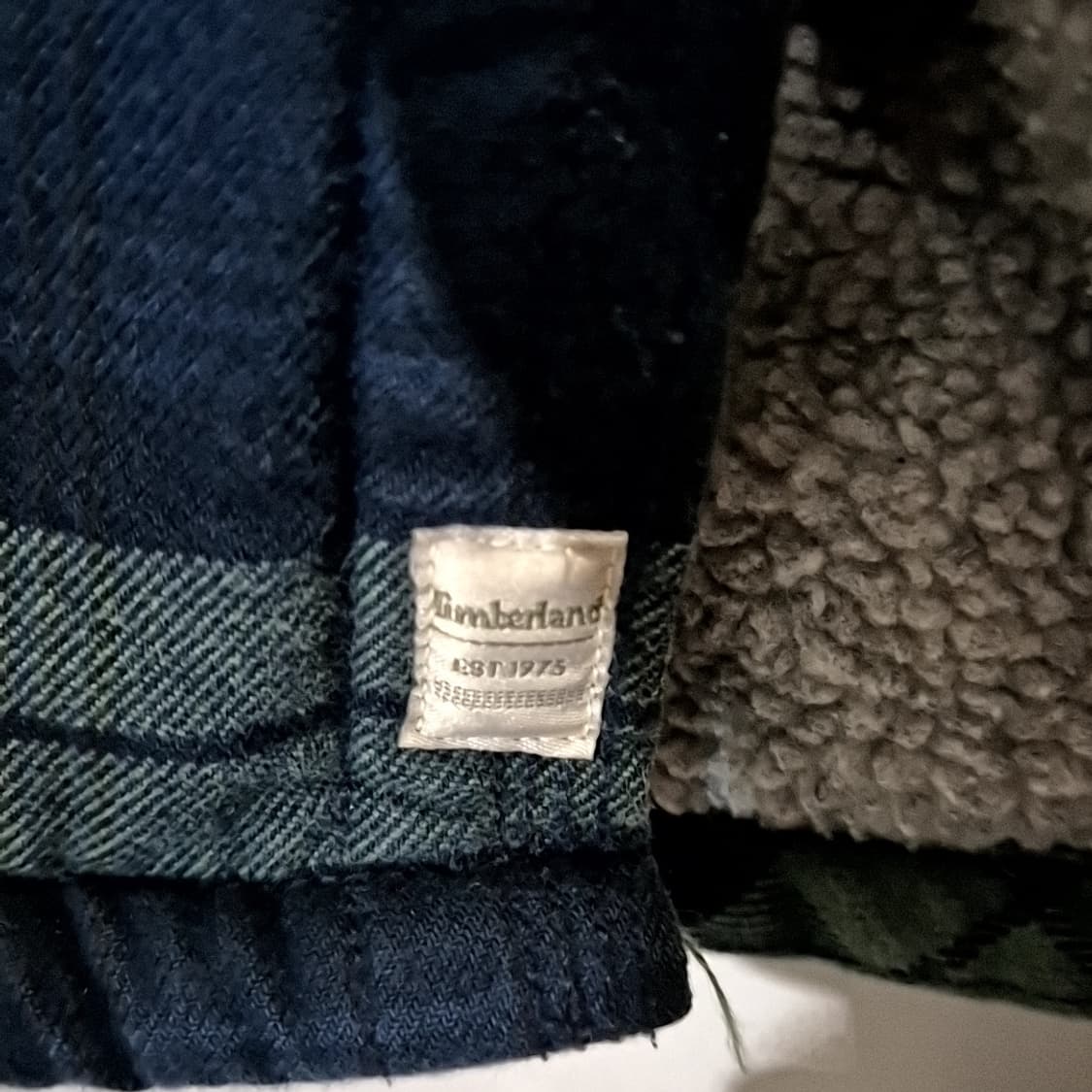 팀버랜드 타탄 체크 보아 셔츠 상품이미지4