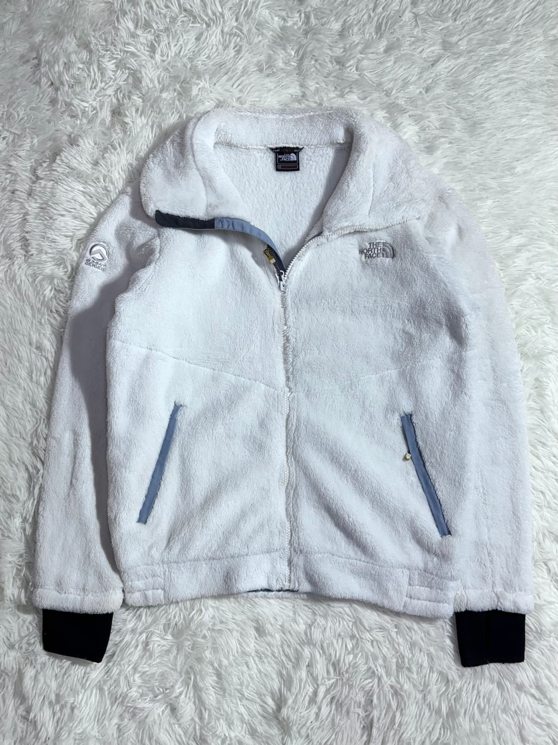 노스페이스 써밋시리즈 화이트 후리스 집업  상품이미지3