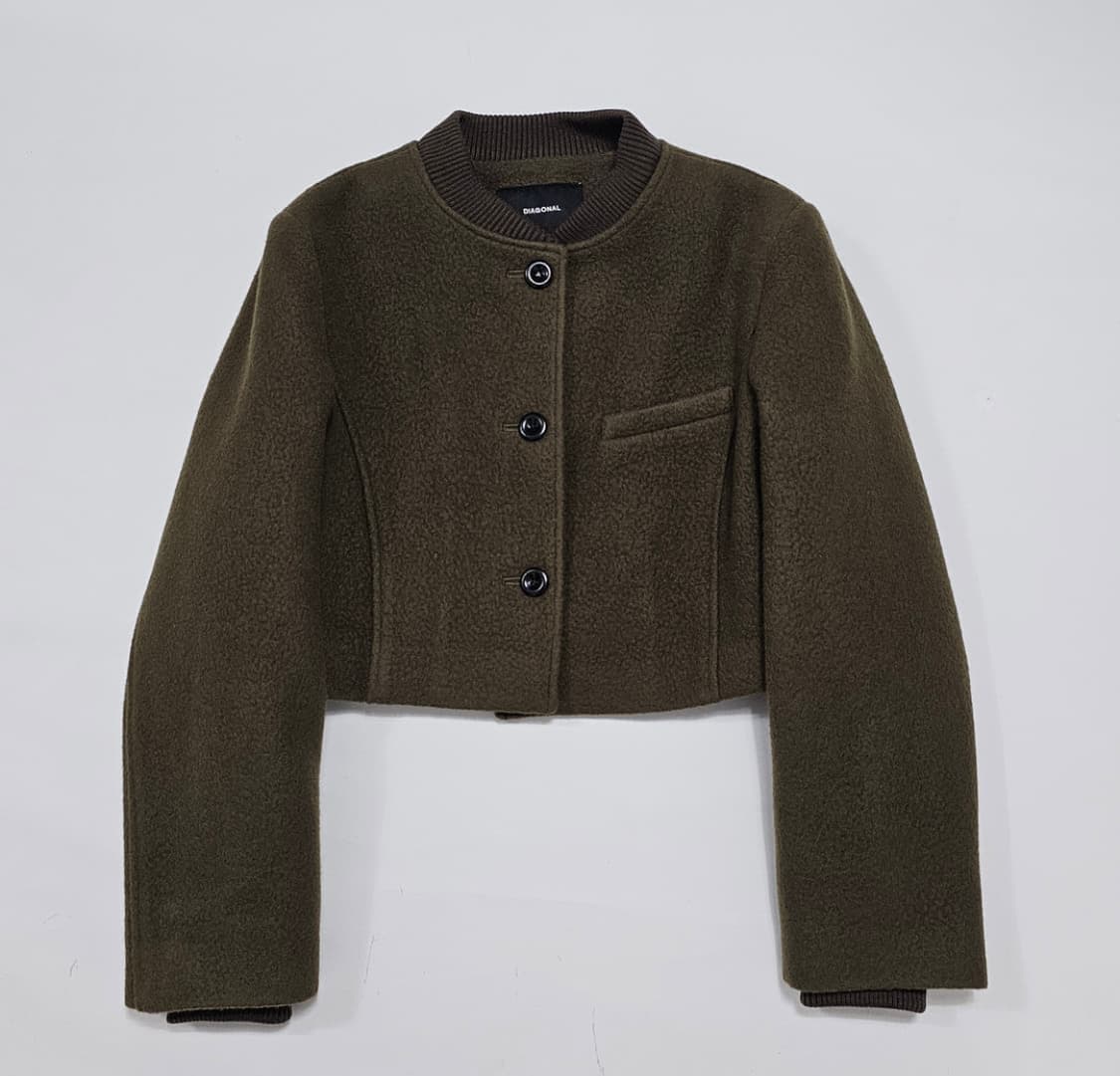 다이애그널 울코트 스타디움 점퍼 브라운 상품이미지3