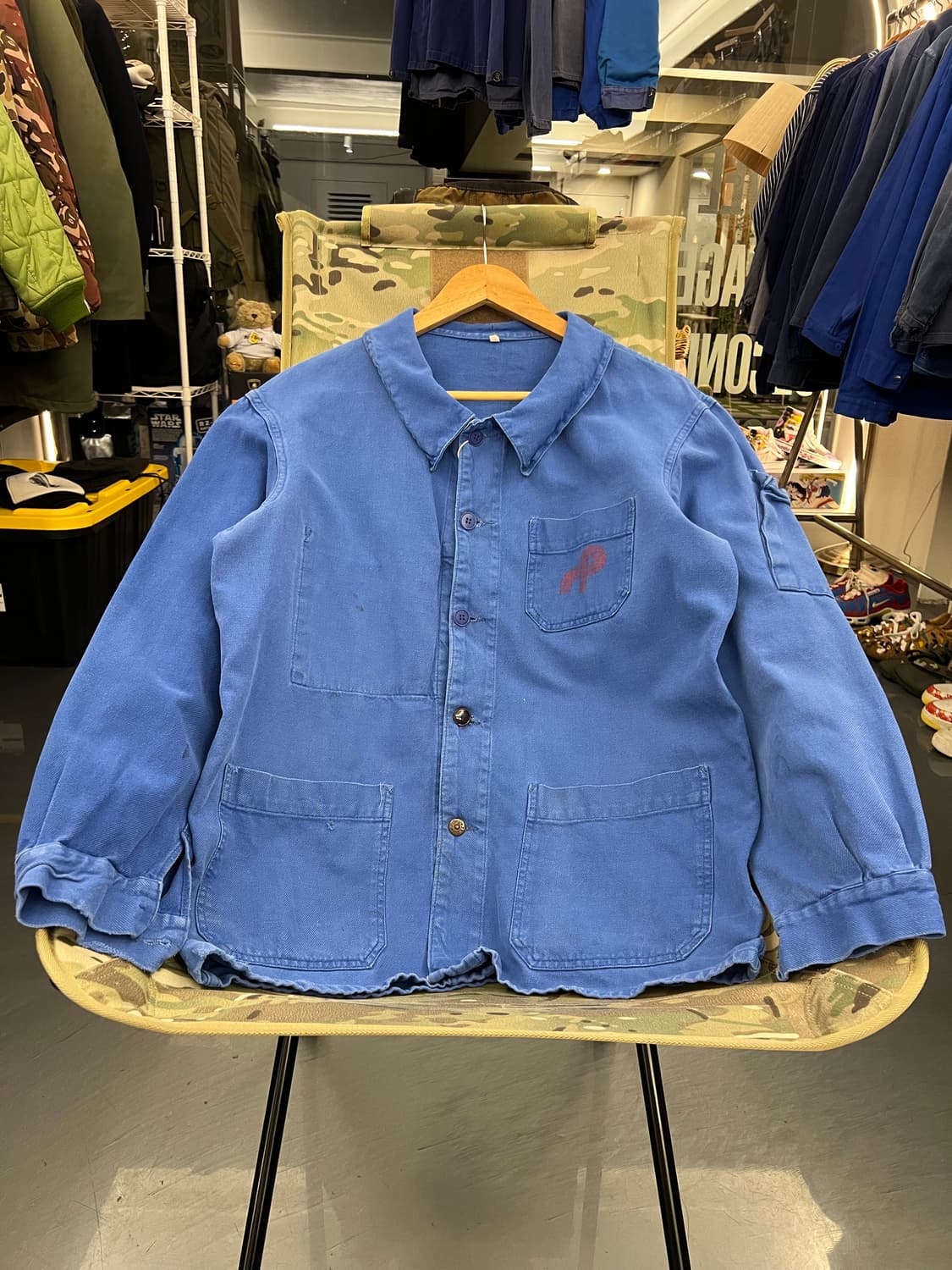 OLD VINTAGE HARD WASHING 빈티지프렌치워크자켓 상품이미지1