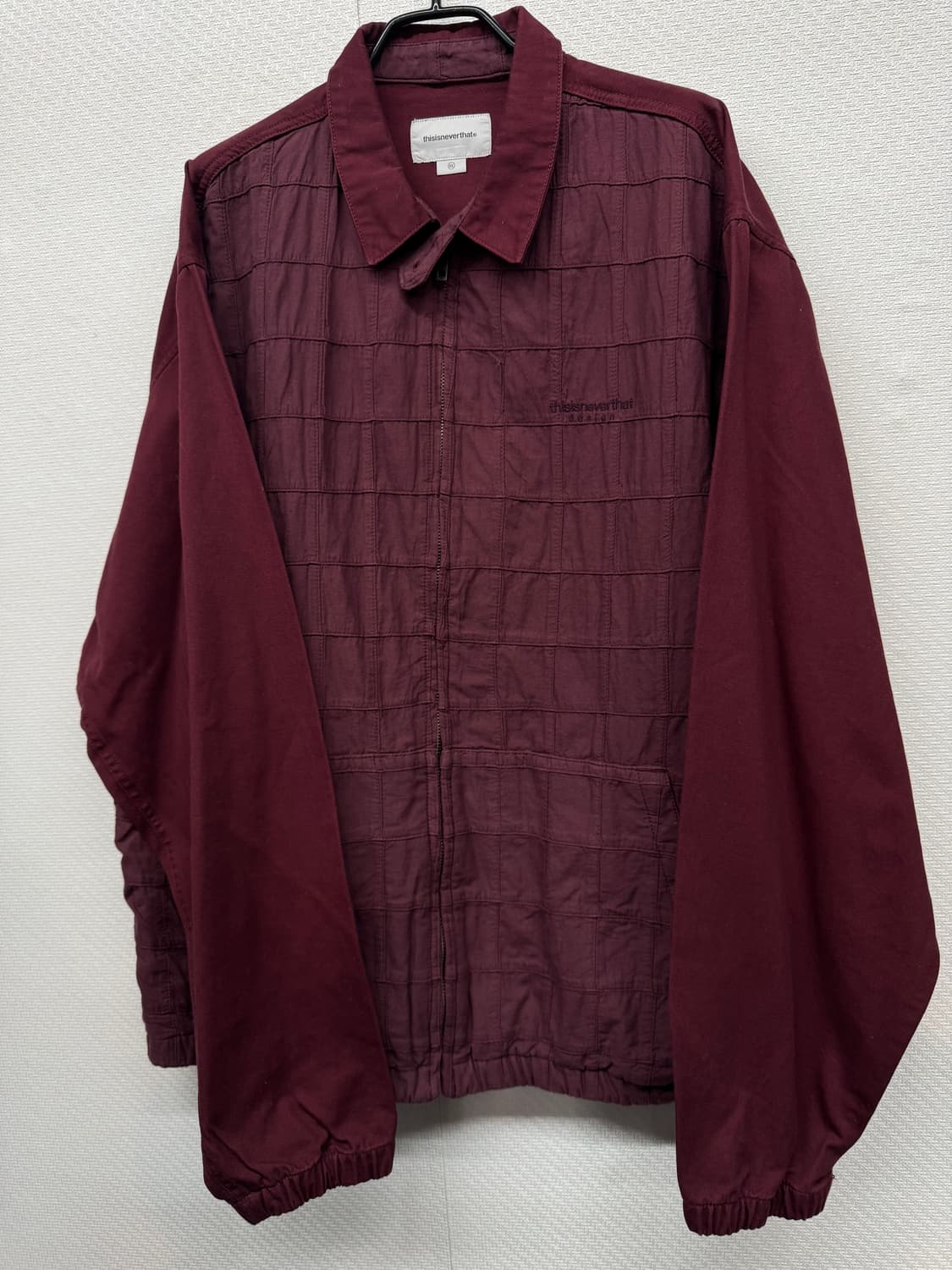 디스이즈네버댓 와인색 퀄팅 워크 자켓 XL(2XL) 상품이미지1