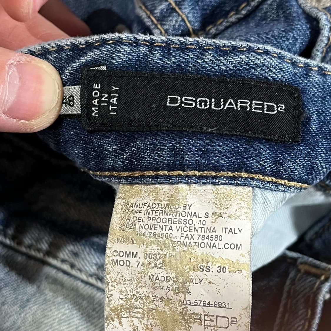 [32] 디스퀘어드 메탈스트랩 청바지 상품이미지7
