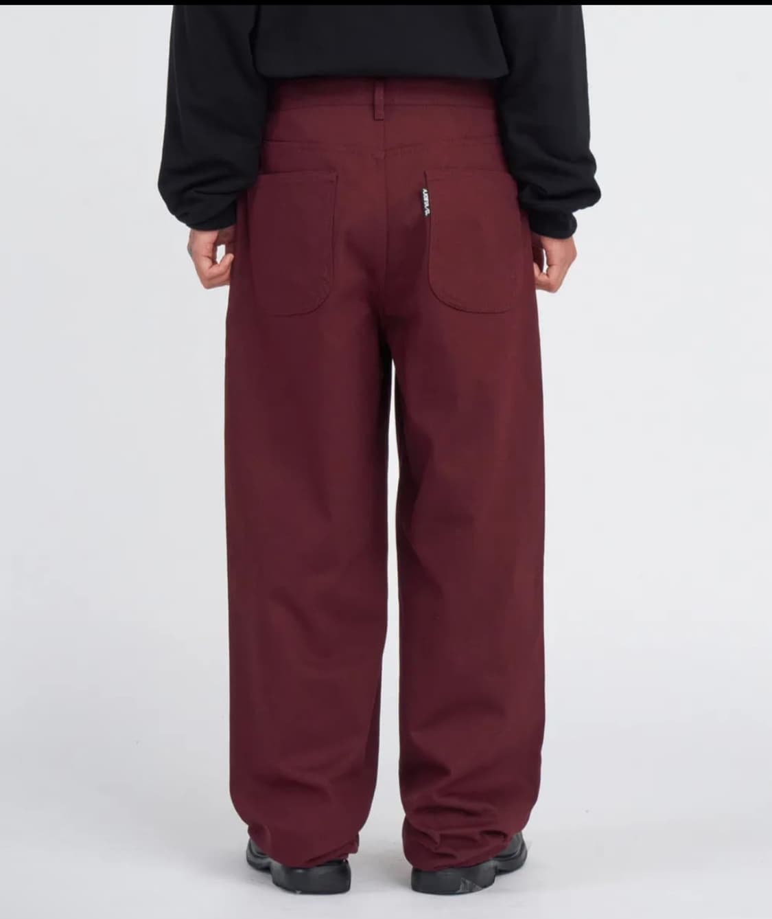 [L] AJOBYAJO 아조바이아조 버건디 타이간 팬츠 상품이미지2