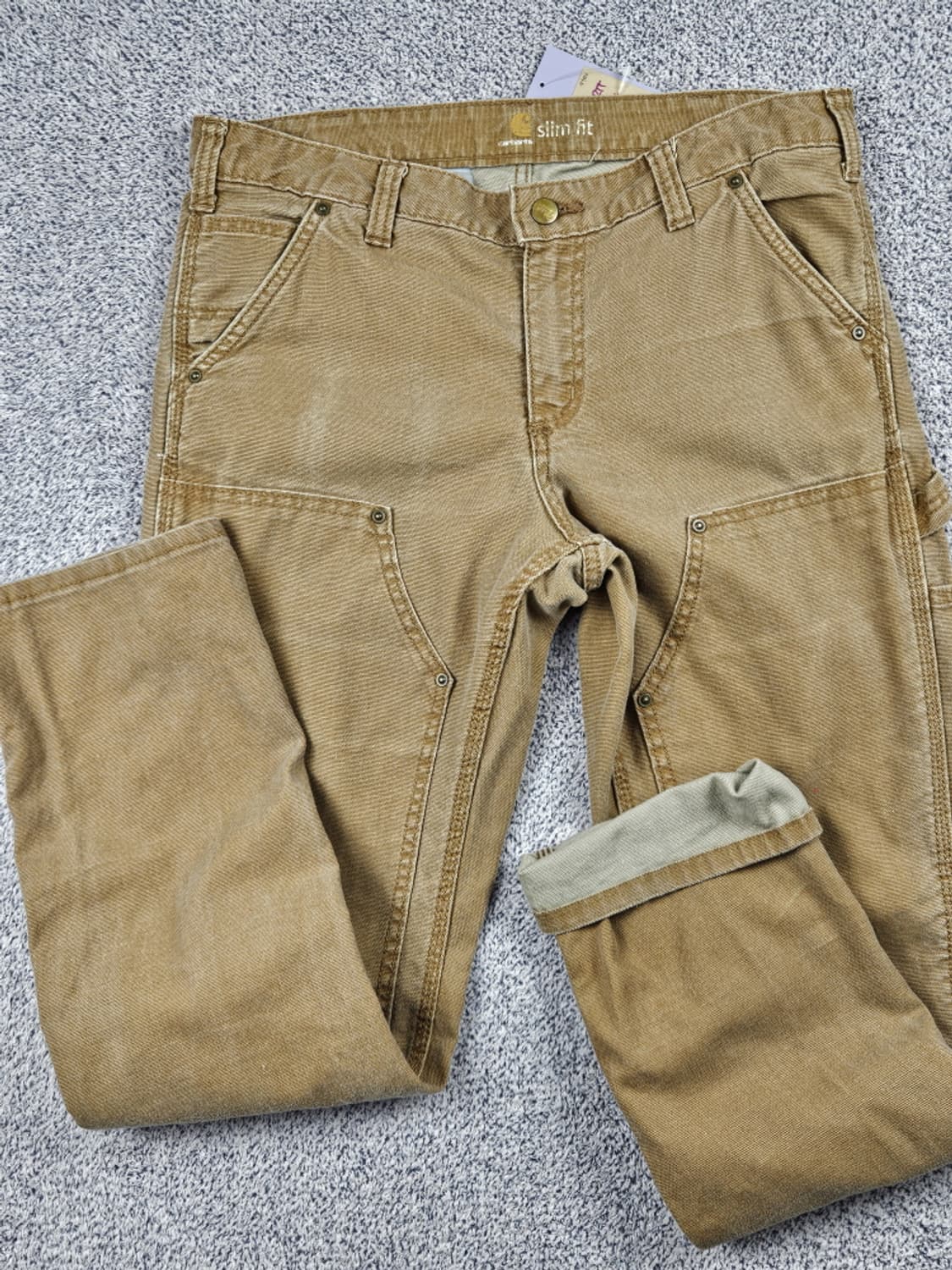 칼하트 코튼 더블니 워크팬츠 ( 8SIZE ) / 9706 상품이미지5