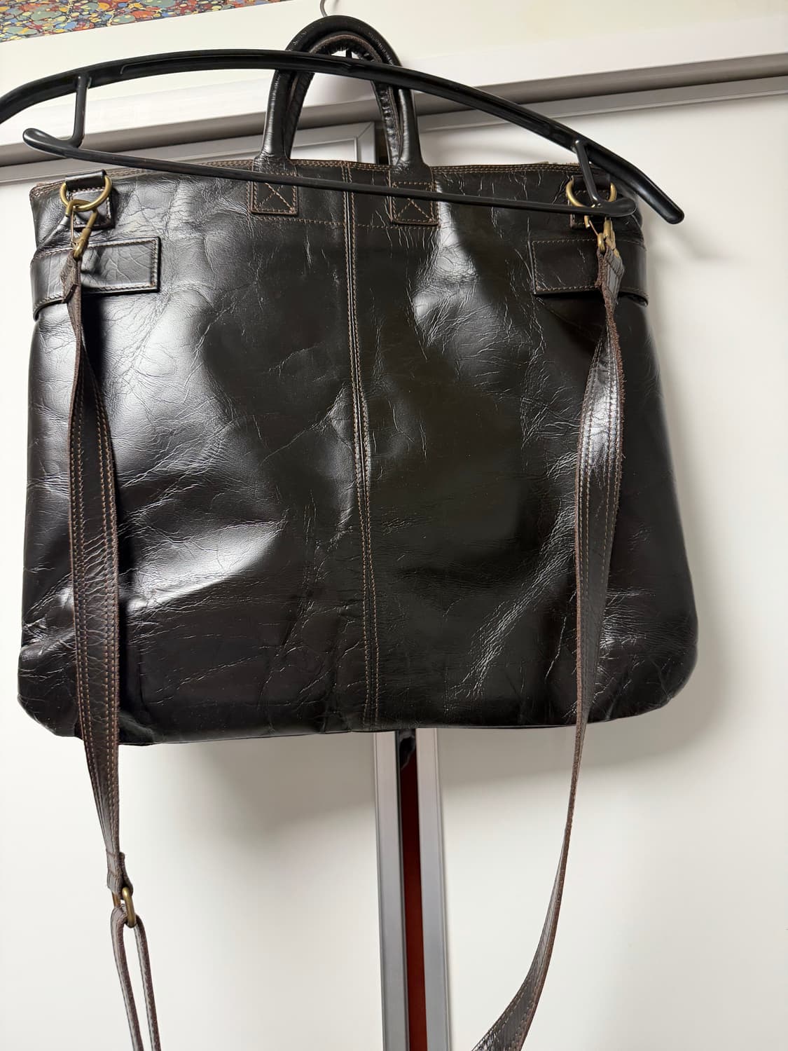 엠비스 말가죽 헬멧백 블랙  상품이미지3