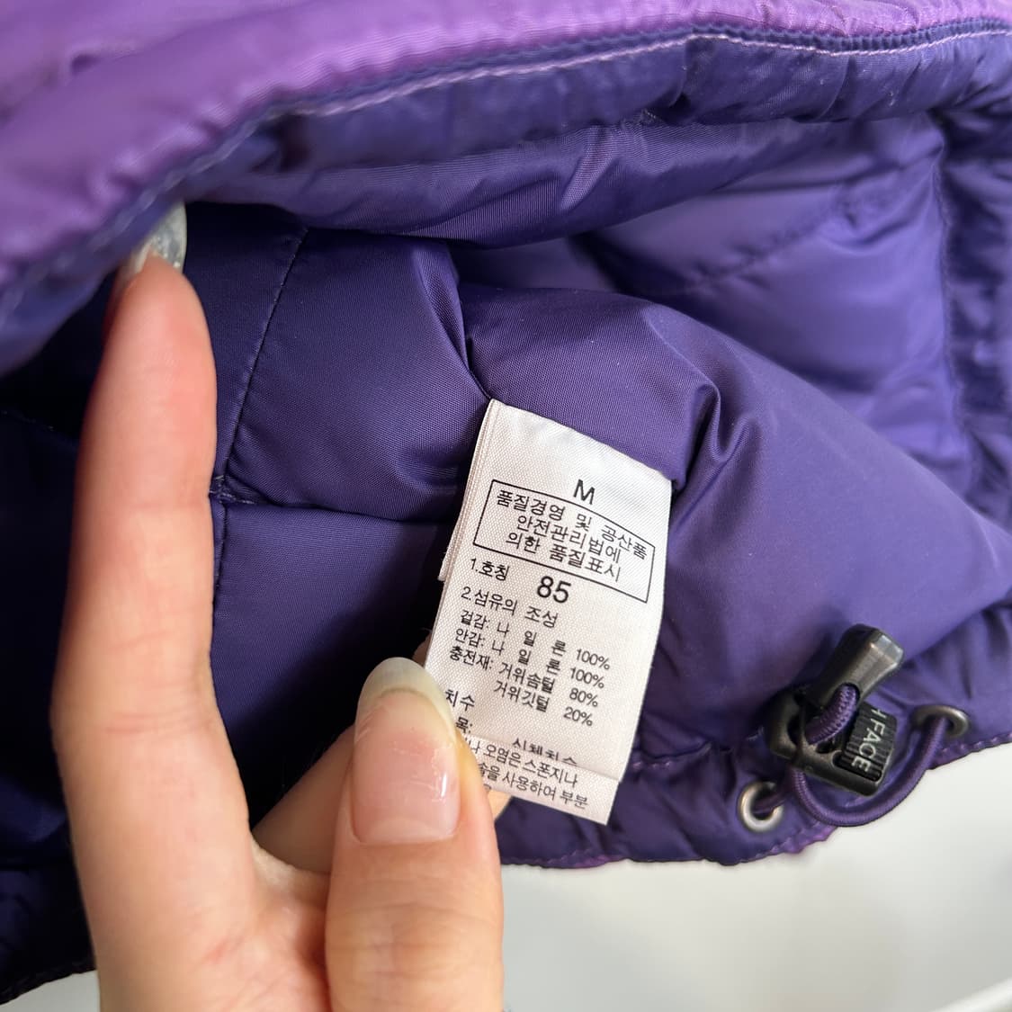 노스페이스 700 여성 눕시 구스다운 패딩 M 상품이미지5